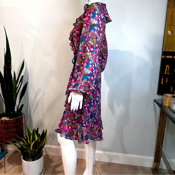 NWT Betsy Johnson Very Cherry Wrap Dress - Picture 4 of 16